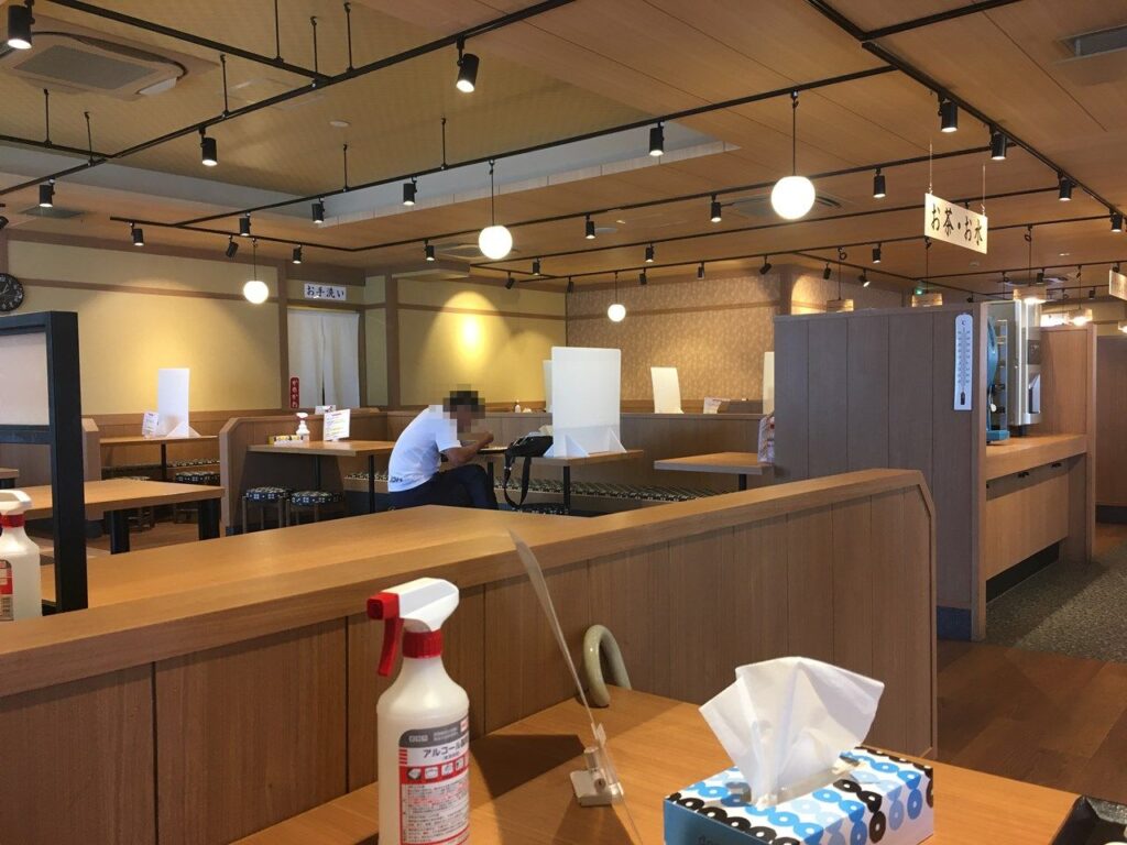 香の川製麺　店内