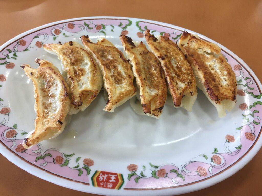 普通の餃子