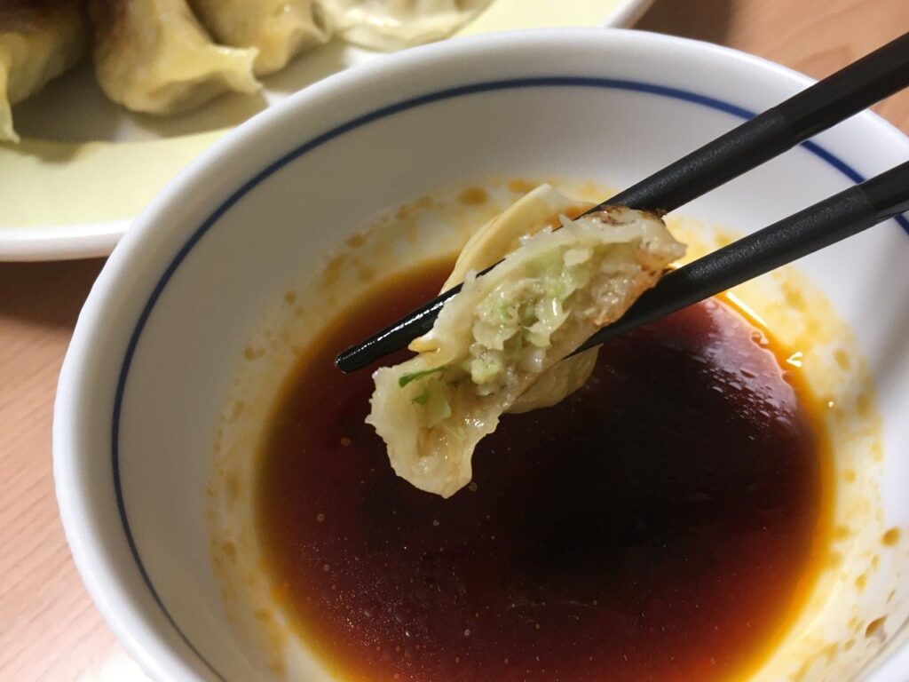 酢醤油で美味しい