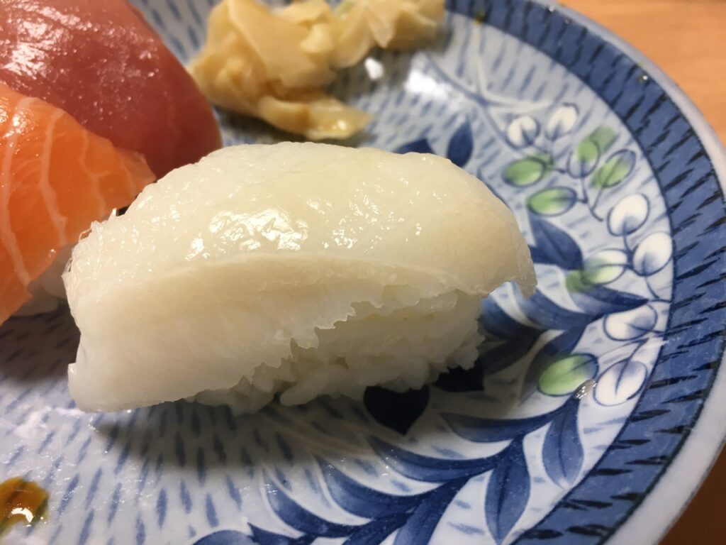 ヒラメの縁側握り