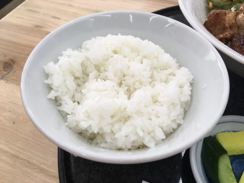 サイコロ焼き定食