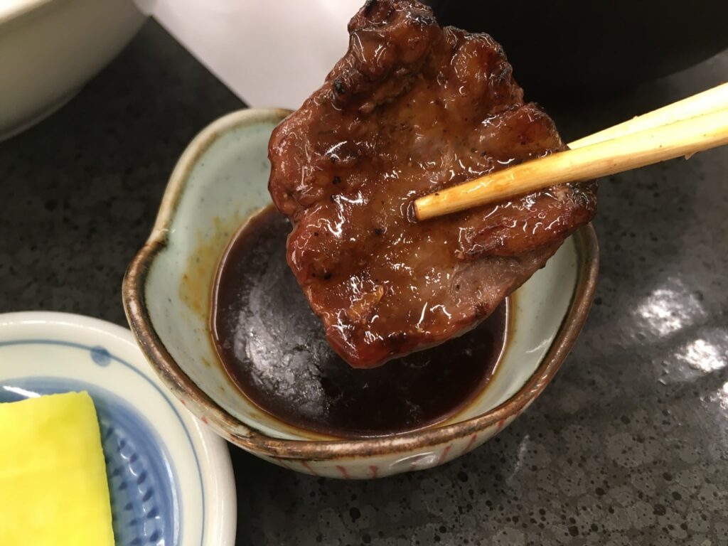 サイコロ焼き定食