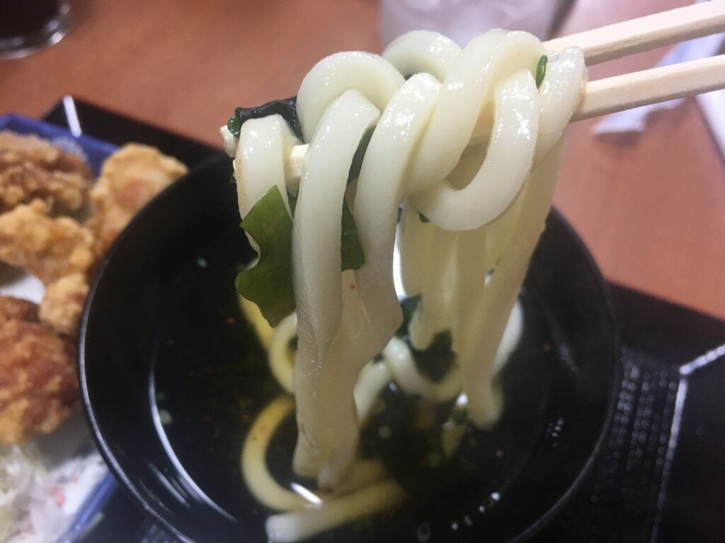 スペシャル定食　うどん